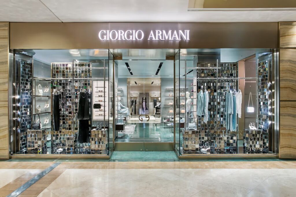 Giorgio Armani opens in South Coast Plaza / Photo via courtesy