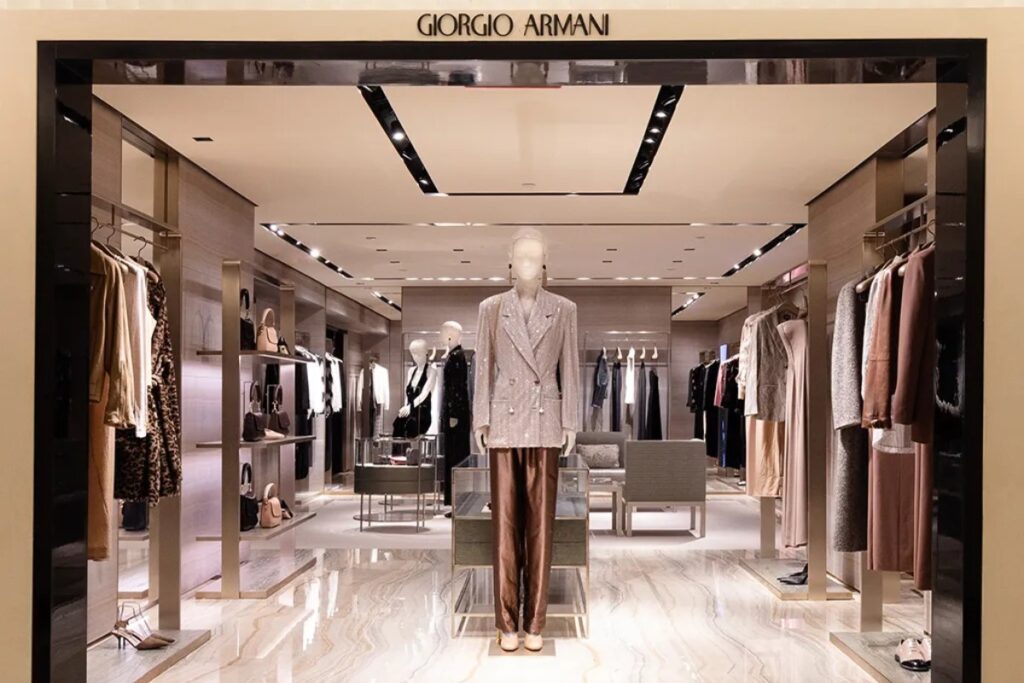 Giorgio Armani opens in South Coast Plaza / Photo via courtesy