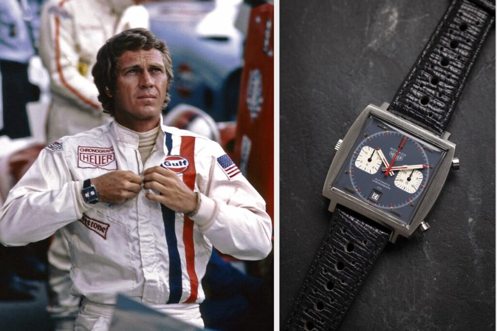 Steve McQueen Heuer Monaco / Photo via Sotheby