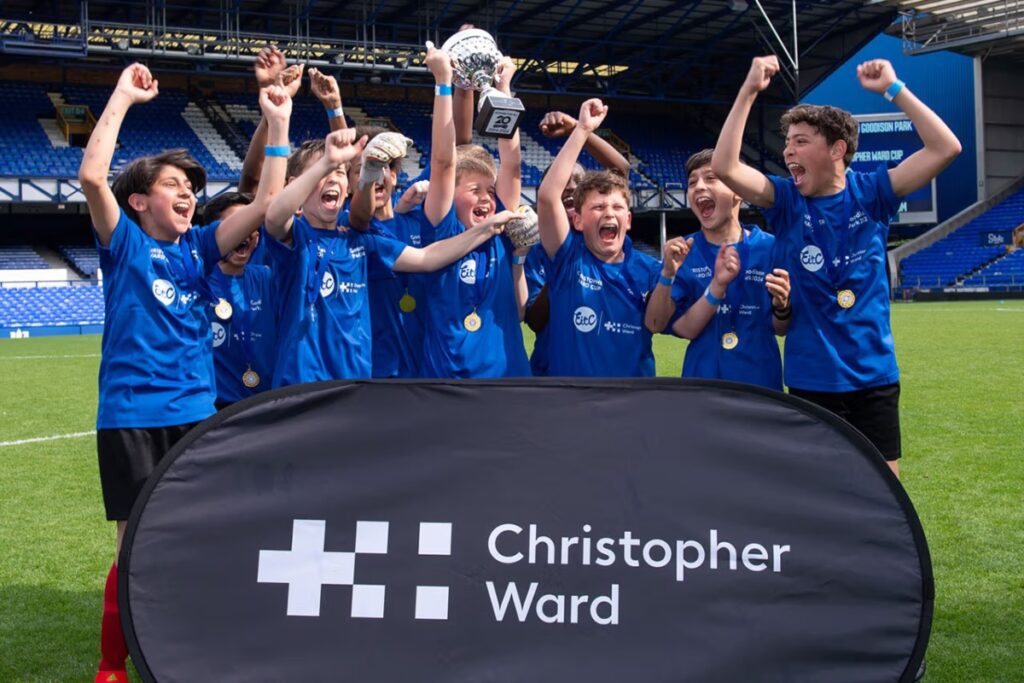 Everton x Christopher Ward / Photo via Courtesy