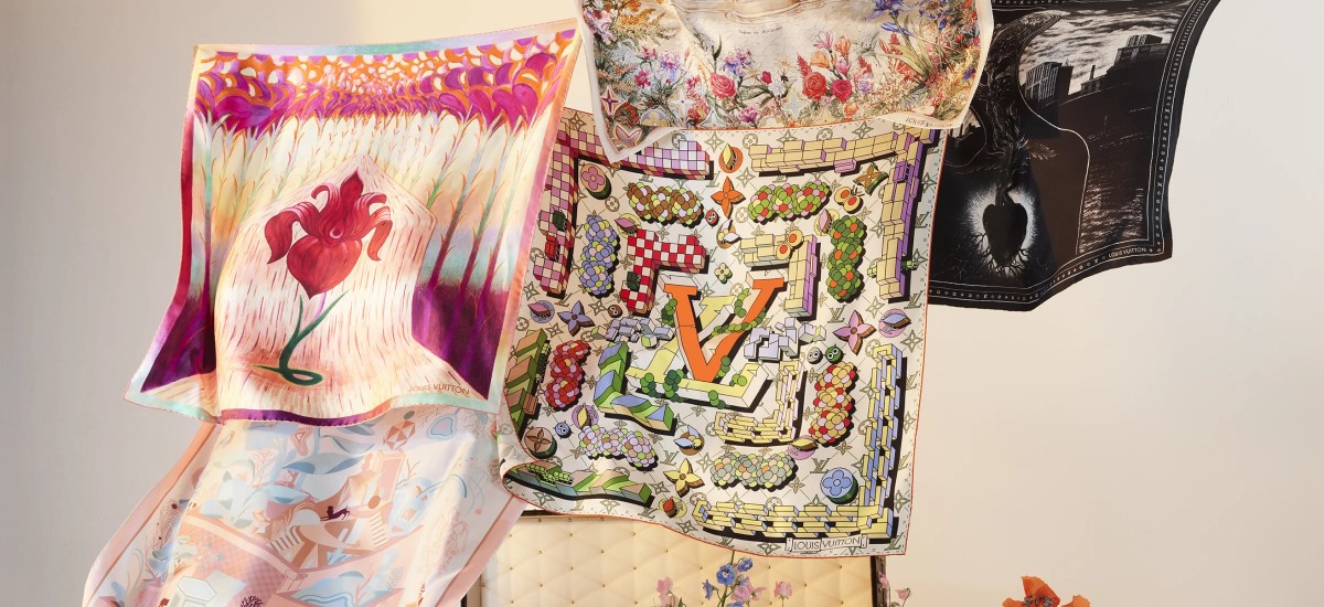 Louis Vuitton reimagina el icono floral con cinco artistas contemporáneos / Photo via Louis Vuitton