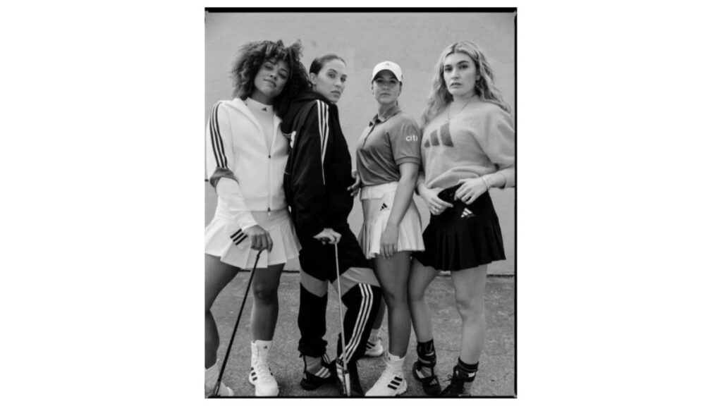 Una revolución en la moda femenina del golf: llega la colección Adidas x JA3LLE / Photo via Courtesy