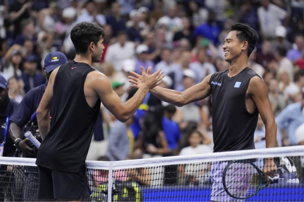 Jannik Sinner and Carlos Alcaraz at 2024 US Open / Photo via US Open