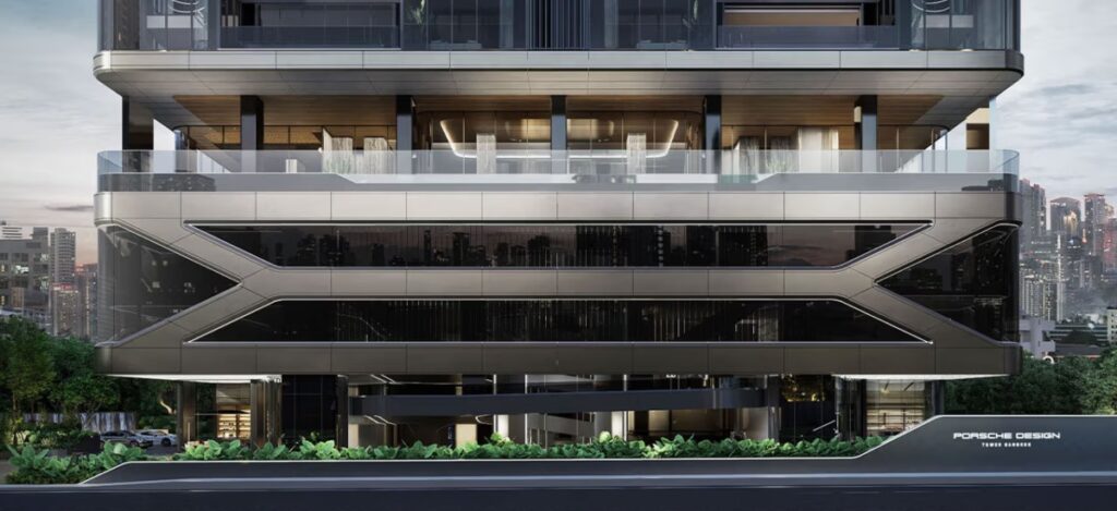 Porsche devela Porsche Design Tower Bangkok y Curvistan / Photo via Porsche