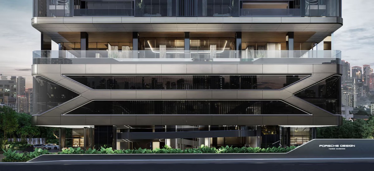 Porsche devela Porsche Design Tower Bangkok y Curvistan / Photo via Porsche