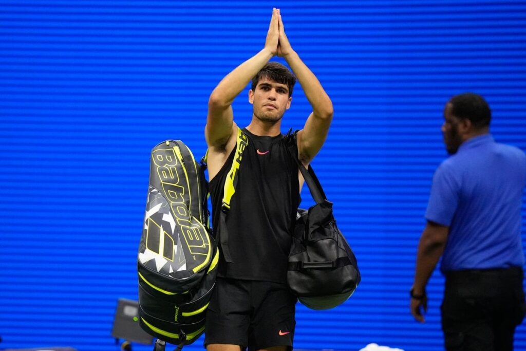 Carlos Alcaraz eliminated at US Open / Photo via courtesy