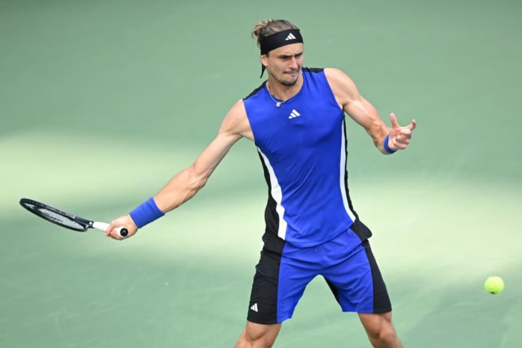 Alexander Zverev recovers from early setback to defeat Nakashima at the US Open / Photo via US Open