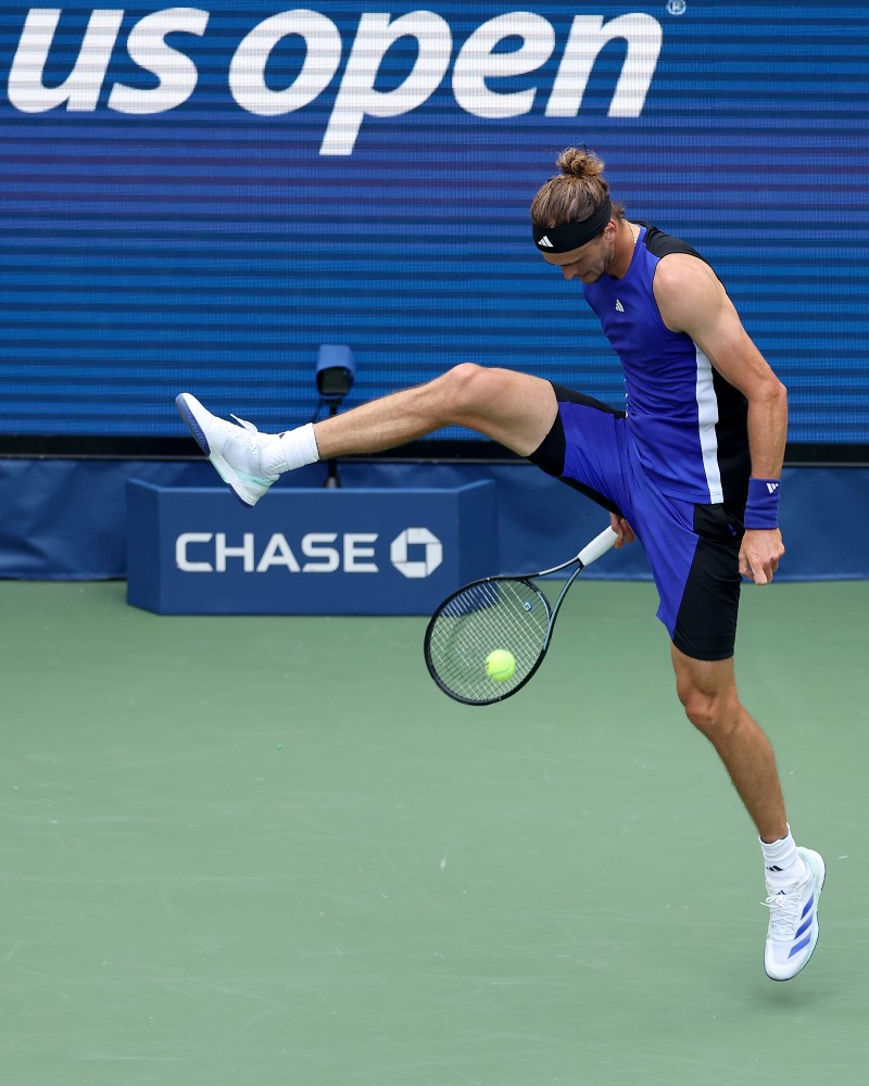 Alexander Zverev recovers from early setback to defeat Nakashima at the US Open / Photo via US Open