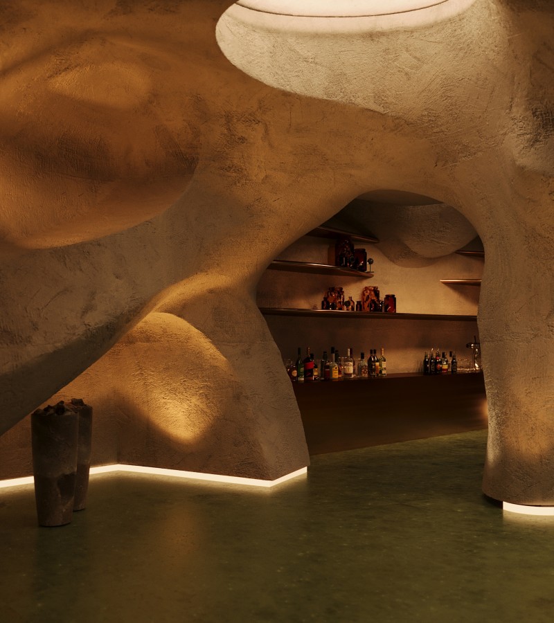 ESCĀ CUEVA, Egypt / Photo via Badie Architects