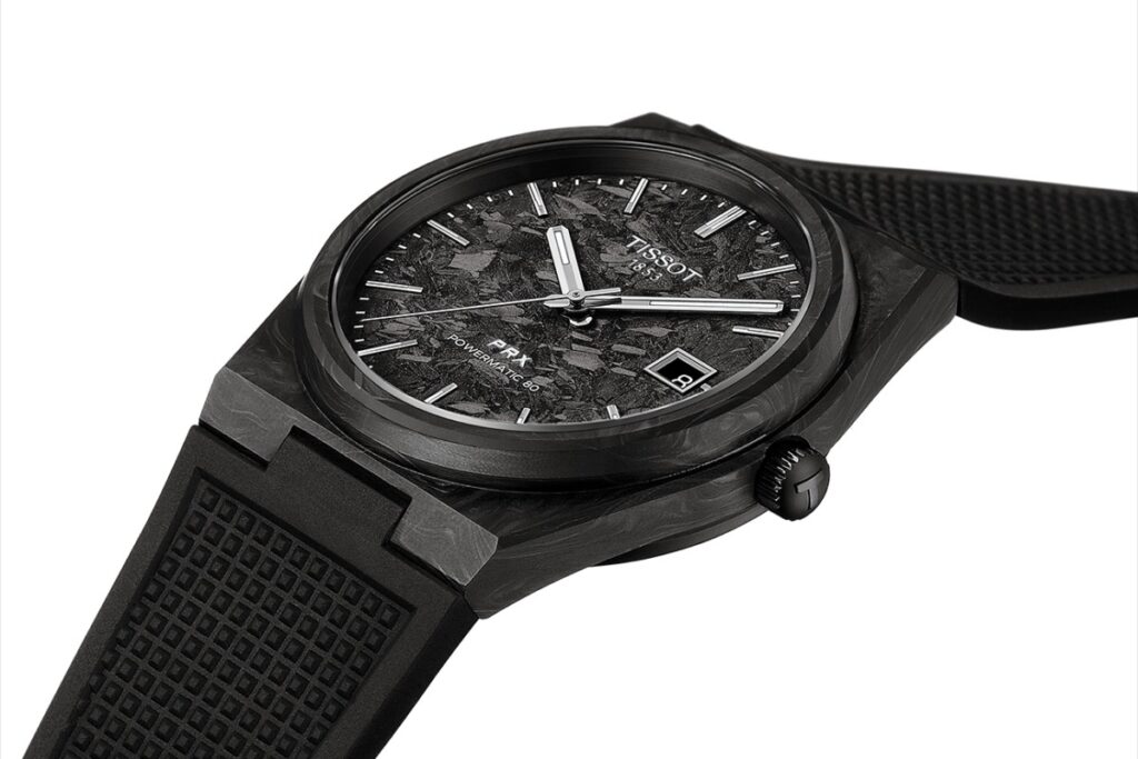 TIssot PRX Forged Carbon / Photo via Tissot