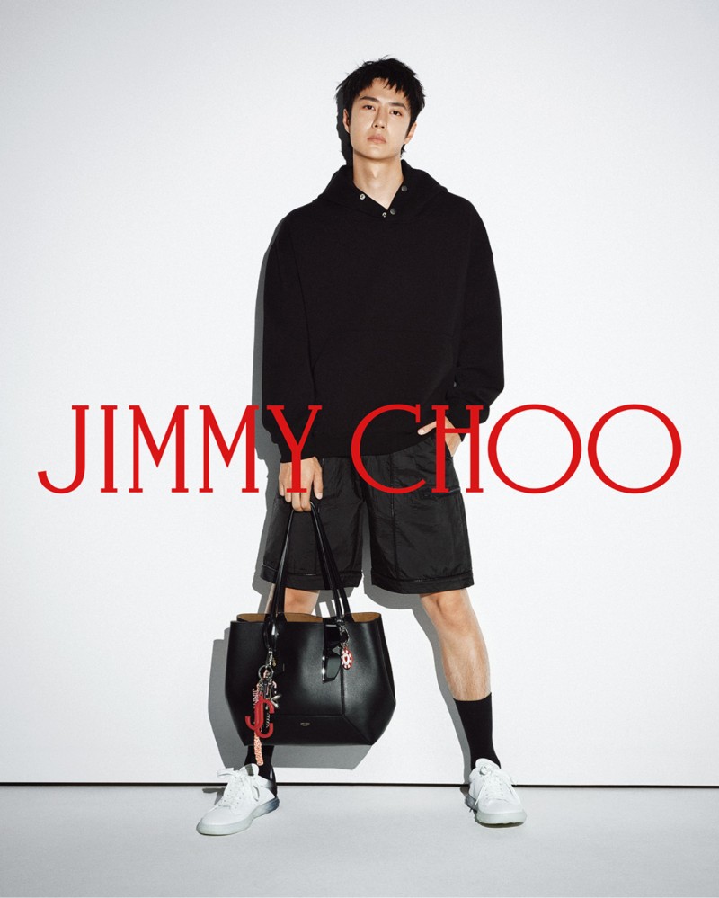 Wang Yibo new ambassador Jimmy Choo / Photo via Jimmy Choo