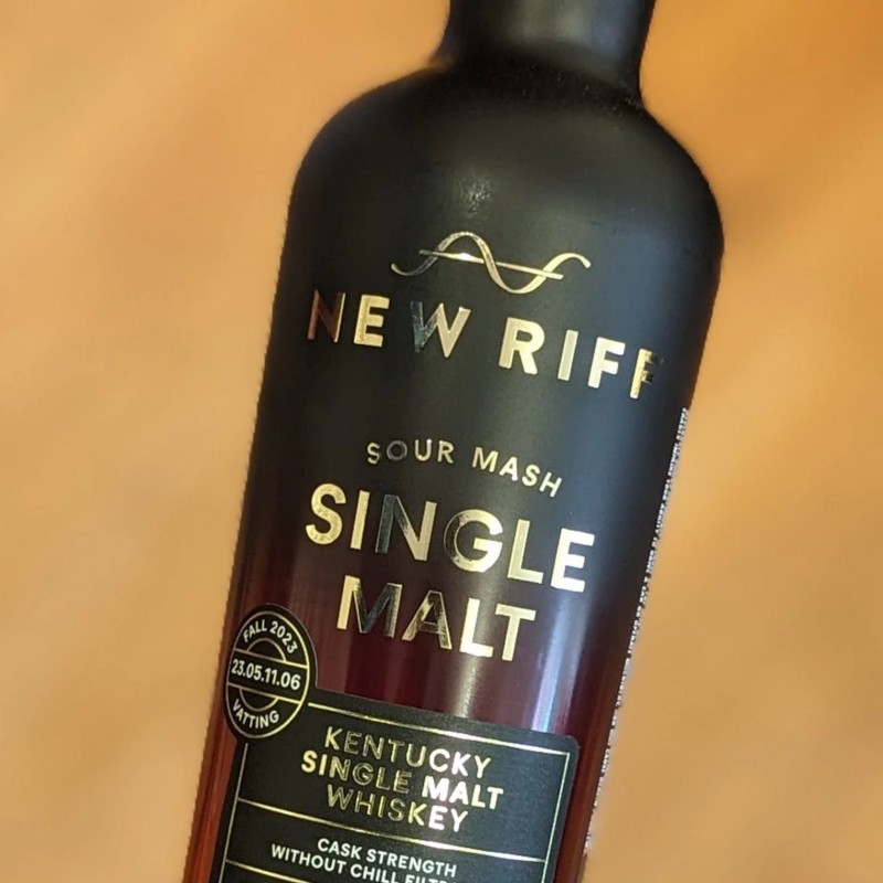 New Riff innova con su nueva versión de whiskey Single Malt / Photo via New Riff