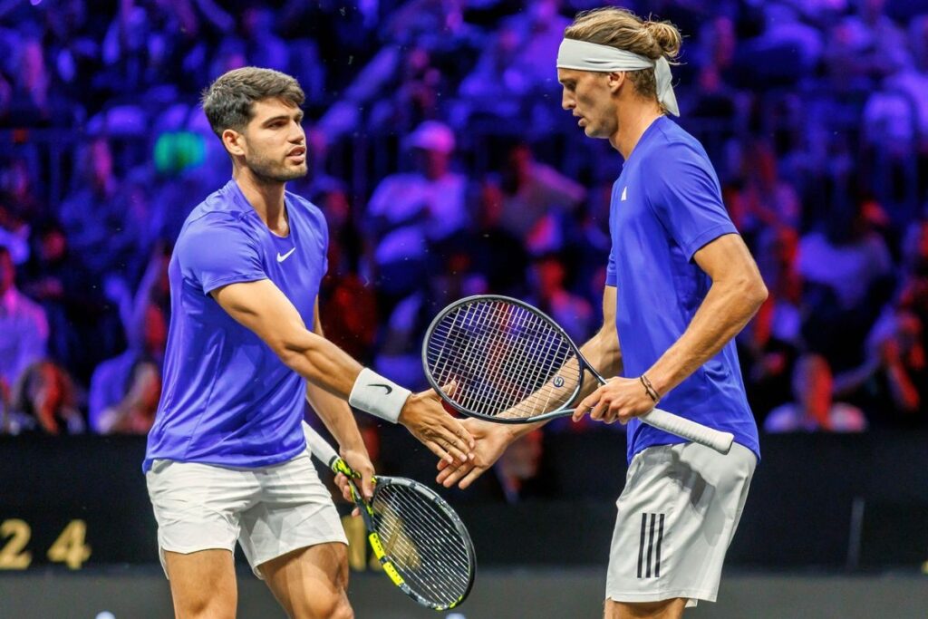 Alcaraz and Zverev Defeated in the Inaugural Doubles Match of the 2024 Laver Cup / Photo via Laver Cup 2024