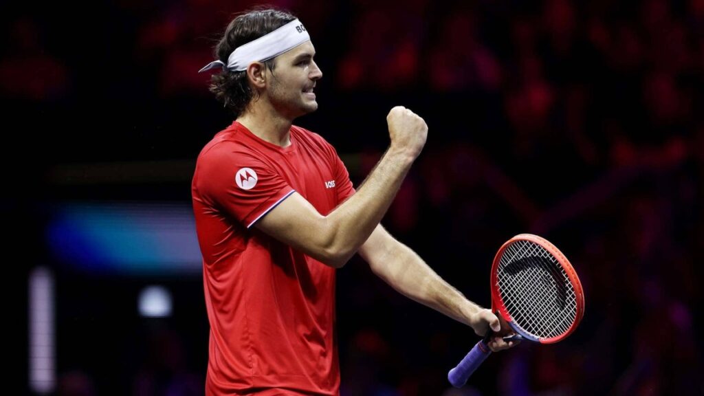 Taylor Fritz extends his streak against Zverev and leads Team World in the Laver Cup / Photo via Laver Cup