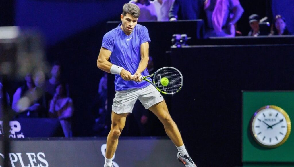 Carlos Alcaraz shines at the 2024 Laver Cup under Björn Borg’s guidance / Photo via Laver Cup 2024