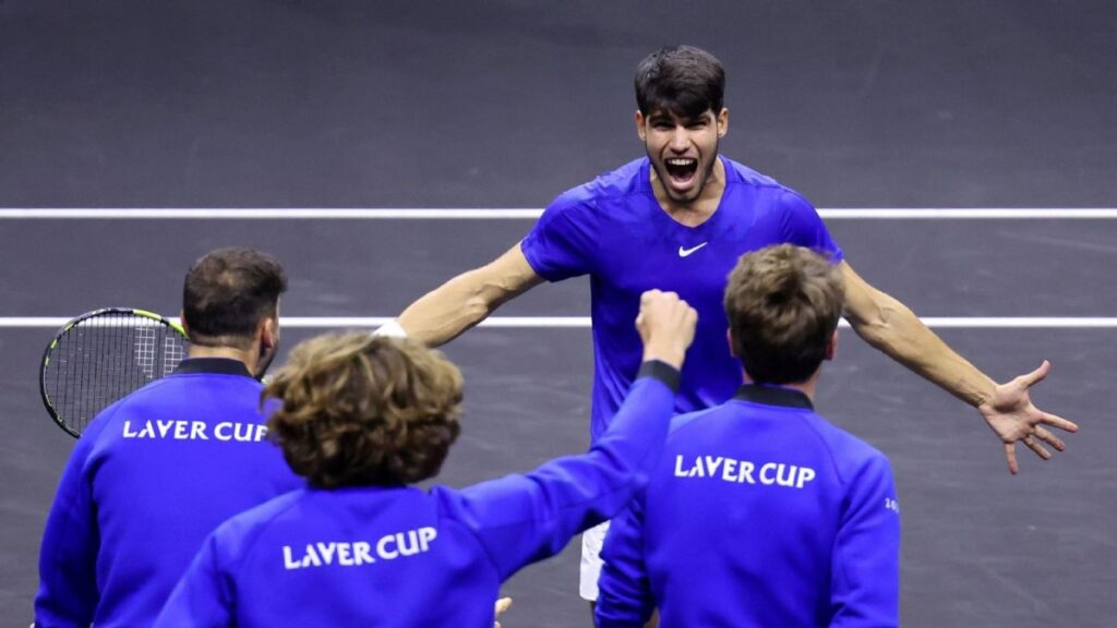 Carlos Alcaraz shines at the 2024 Laver Cup under Björn Borg’s guidance / Photo via Laver Cup 2024