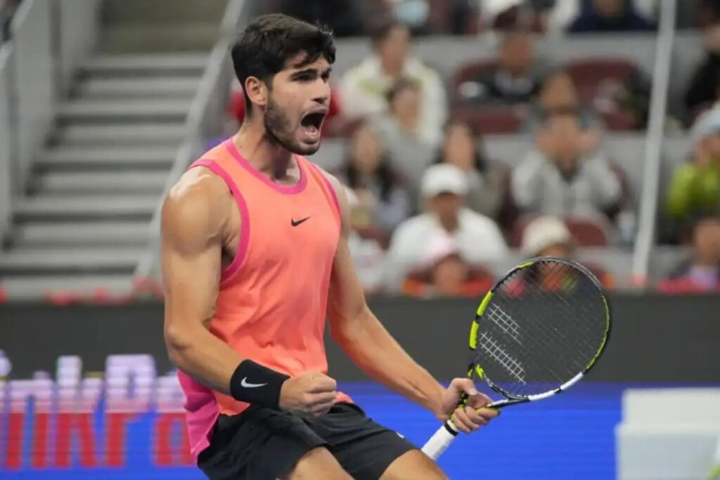 Alcaraz defeats Sinner in an electrifying Beijing Final / Photo via ATP