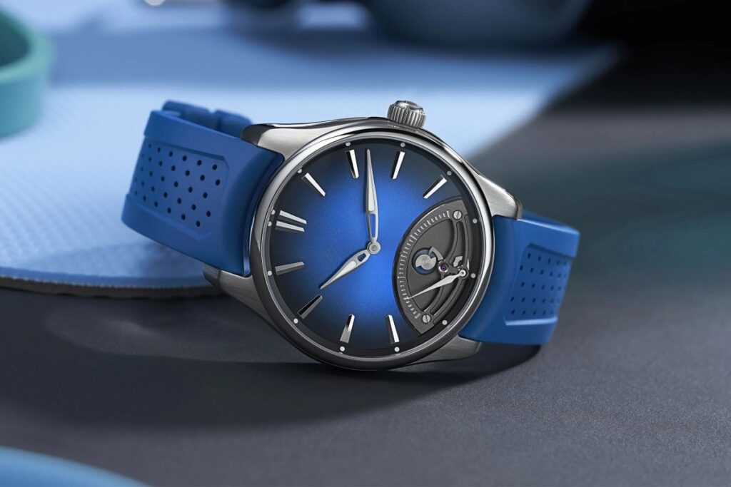 Pioneer Retrograde Seconds: el nuevo reloj de H. Moser con estética deportiva y elegante / Photo via H.Moser