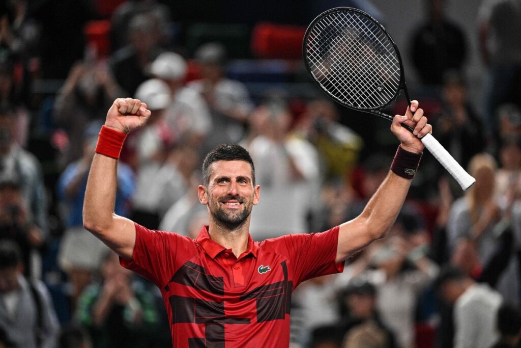 Novak Djokovic advances to the third round of the Shanghai Masters / Photo via courtesy