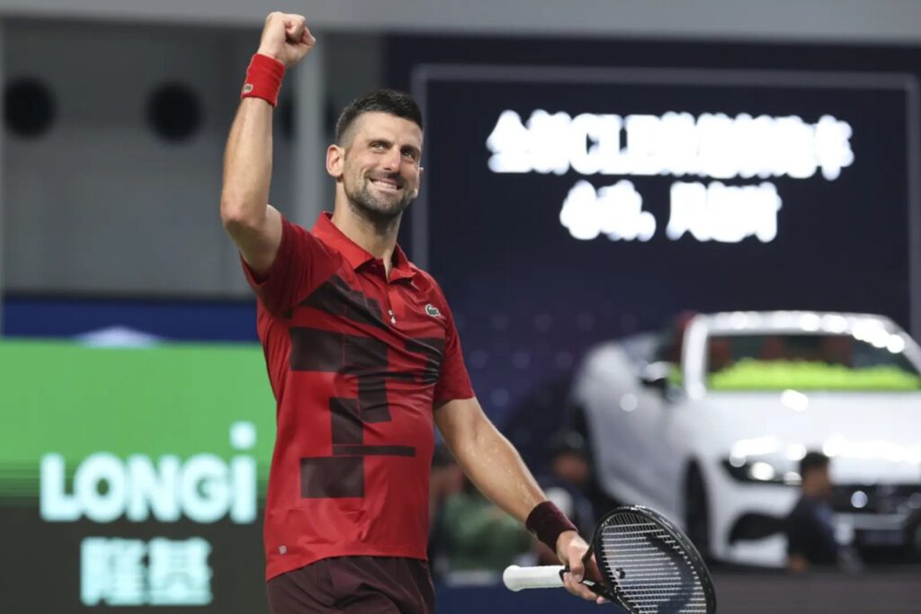 Djokovic Shanghai Masters / Photo via ATP