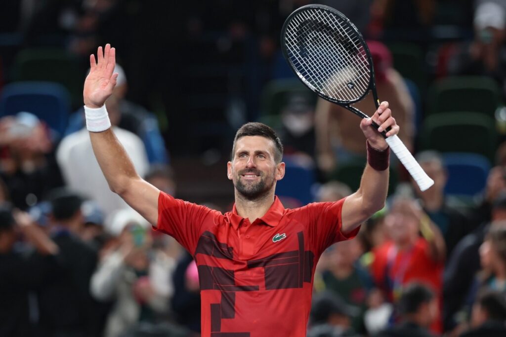 Novak Djokovic advances to semifinals at Shanghai Masters / Photo via ATP