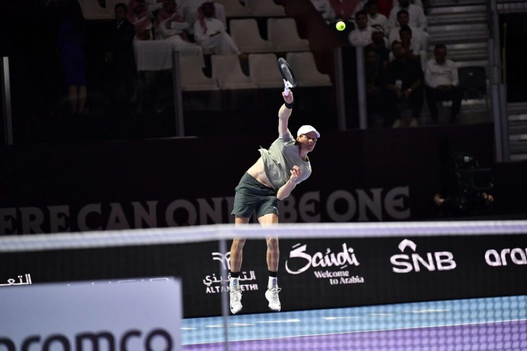 Jannik Sinner wins Six Kings Slam / Photo via Riyadh