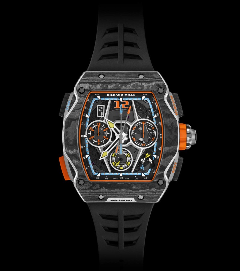 RM 65-01 McLaren Automatic Split-Seconds Chronograph W1 / Photo via Richard Mille