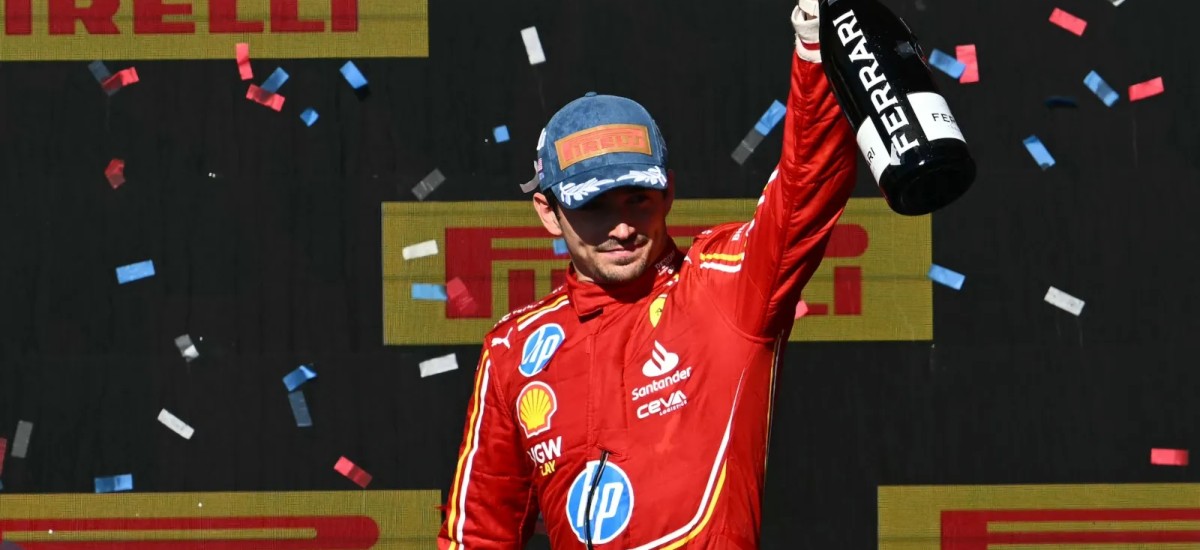 Ferrari shines with Leclerc and Sainz in Austin double podium / Photo via F1