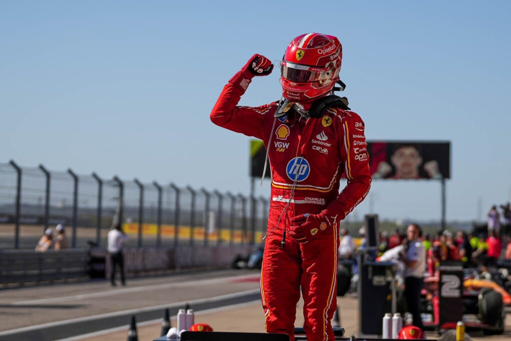 Ferrari shines with Leclerc and Sainz in Austin double podium / Photo via F1