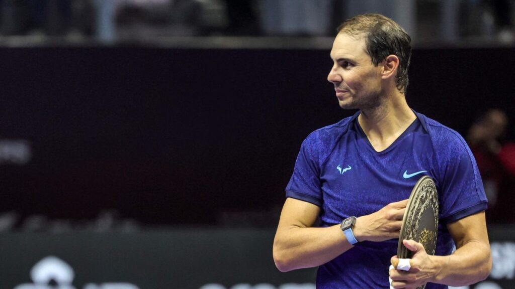 Alcaraz Defeats Nadal, securing a historic final match with Sinner / Photo via Six King Slam