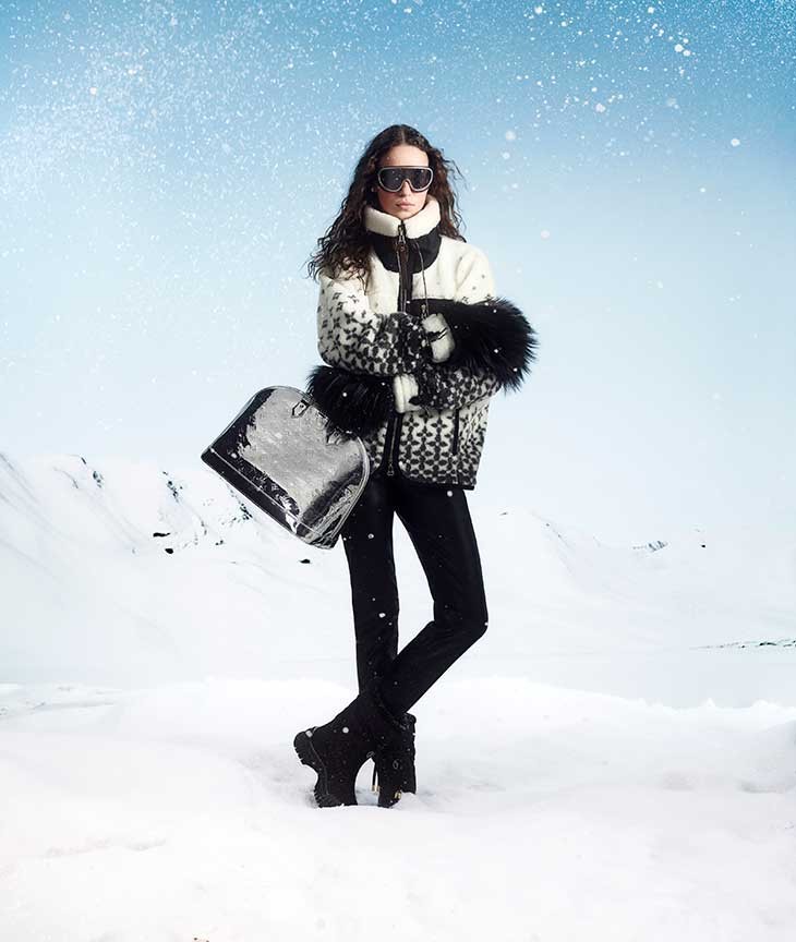 Louis Vuitton presenta su elegante colección LV Ski 2024 para mujeres / Photo via Louis Vuitton