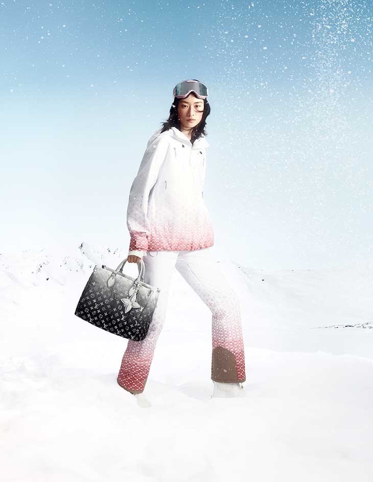 Louis Vuitton presenta su elegante colección LV Ski 2024 para mujeres / Photo via Louis Vuitton