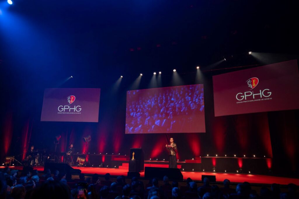 The Grand Prix d'Horlogerie de Genève (GPHG) awards ceremony was hosted by French actress Carole Bouquet / Photo Courtesy of GPHG