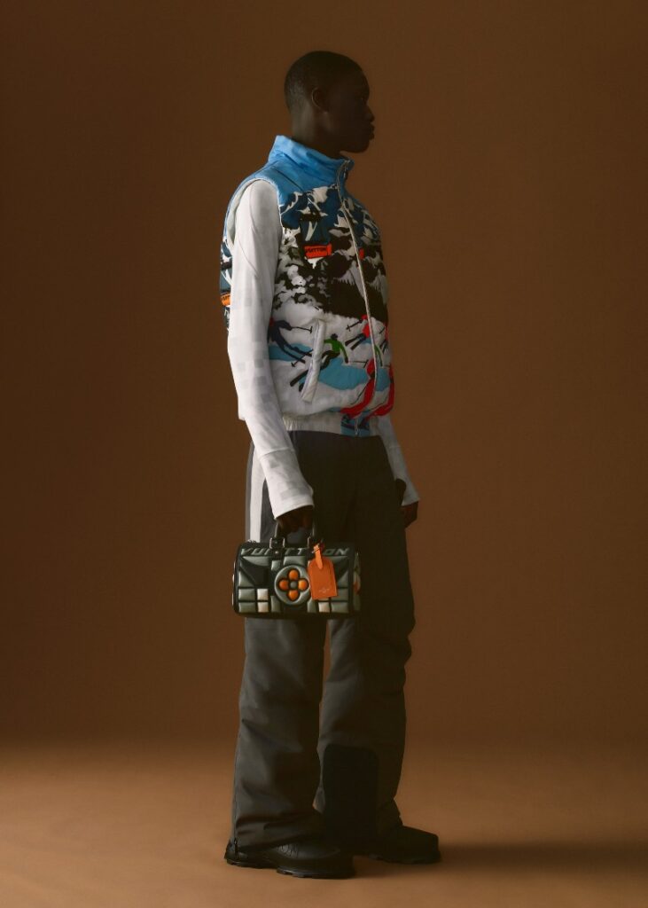 Louis Vuitton y Pharrell Williams presentan su colección de Esquí 2025 para Hombres / Photo via Louis Vuitton