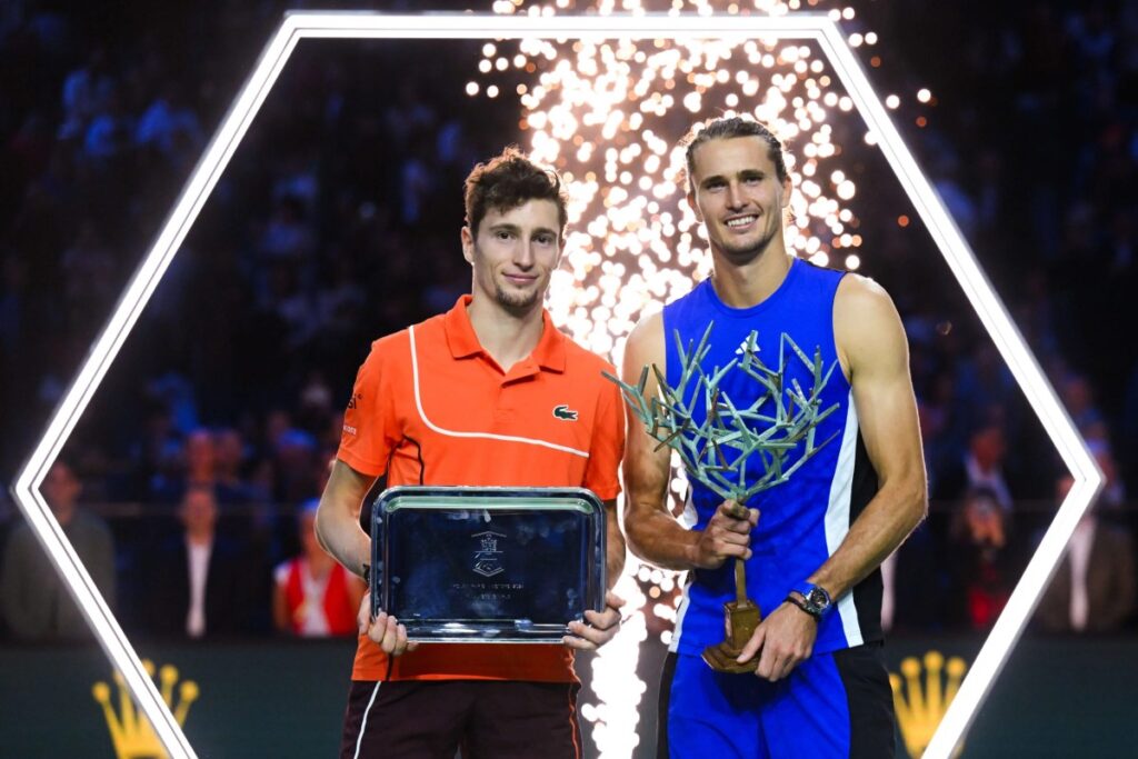 Alexander Zverev wins Rolex Paris Masters / Photo via courtesy