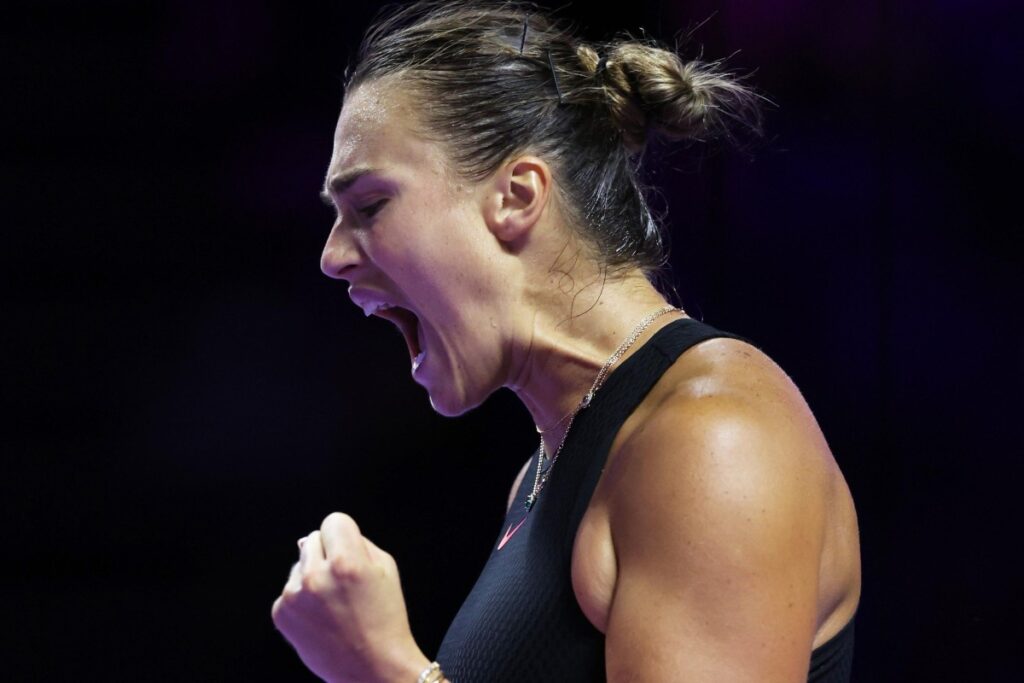 Aryna Sabalenka advances to WTA semifinals / Photo via WTA