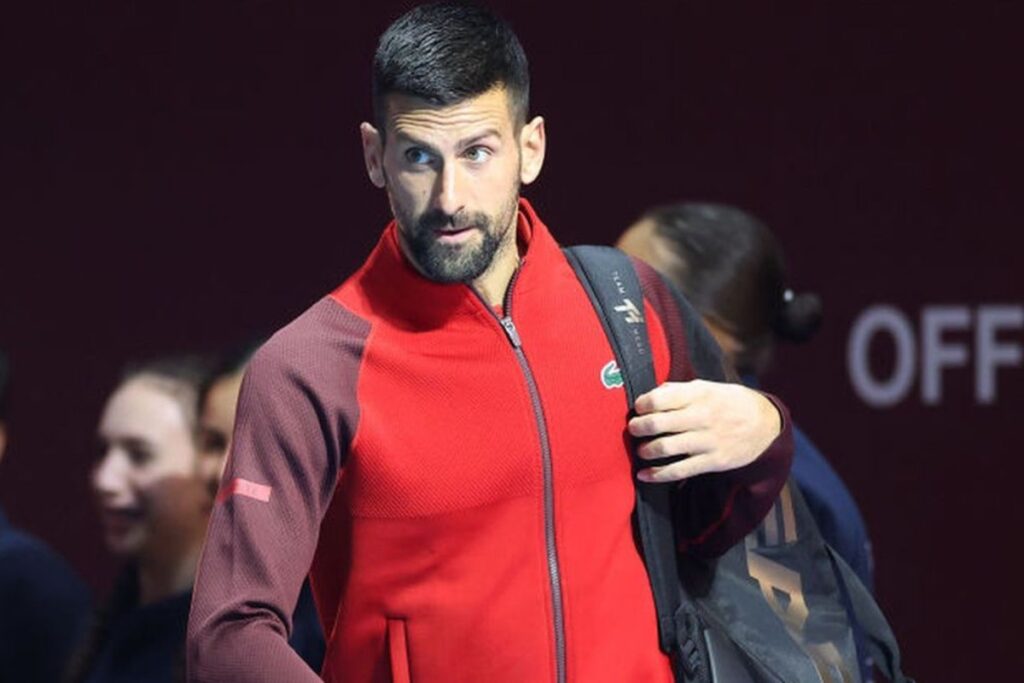 Djokovic announced his withdrawal from the 2024 Nitto ATP Finals / Photo via courtesy