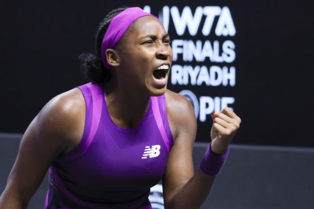 Coco Gauff, the New Queen of the WTA Finals After an Epic Comeback / Photo via WTA Finals