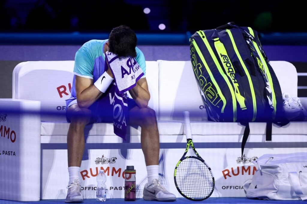 Casper Ruud stuns Alcaraz in a fiery start at the 2024 Nitto ATP Finals / Photo via ATP