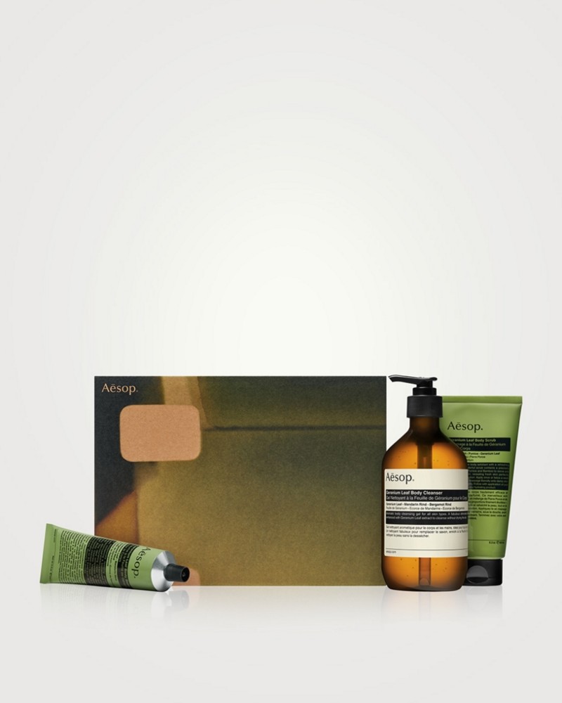 Aēsop gift kits Screen / Photo via Aēsop