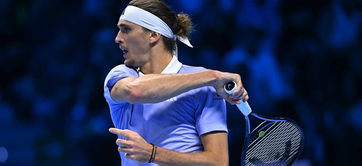 Alexander Zverev Dominates Rublev in ATP Finals 2024 Opening Match / Photo via ATP Finals