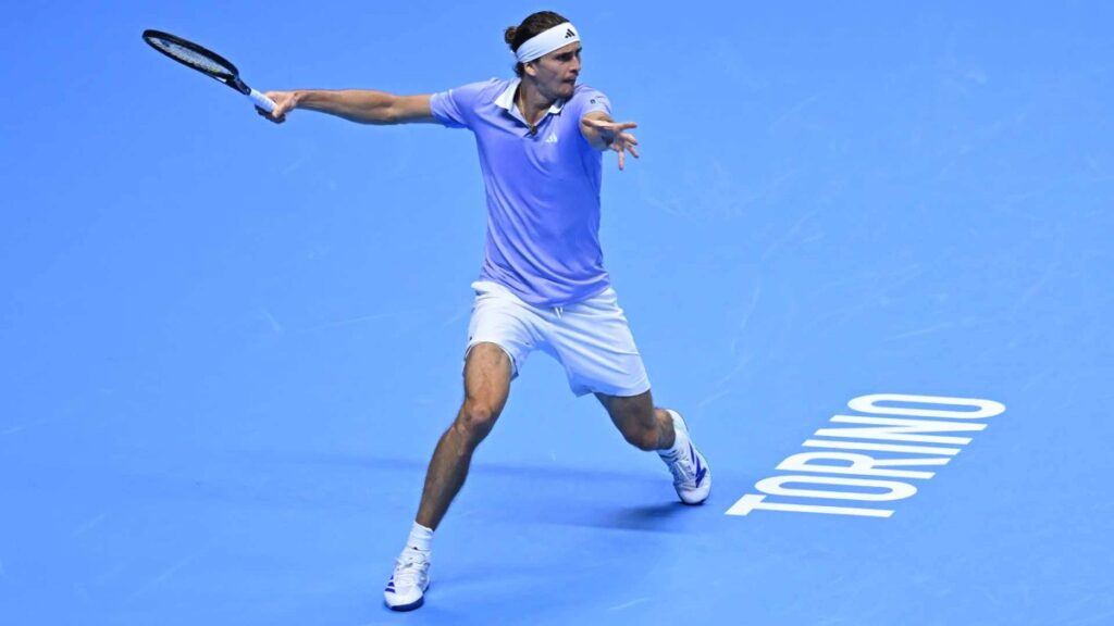 Alexander Zverev Leads His Group in the ATP Finals 2024 / Photo via ATP Finals