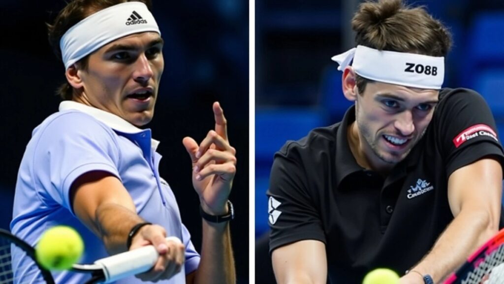 Taylor Fritz Strengthens His Dominance Over Zverev and Reaches the ATP Finals 2024 Final / Photo via ATP Finals