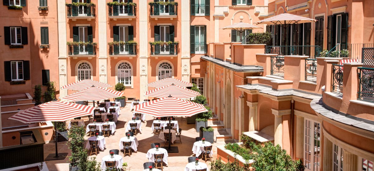 Hotel de la Ville in Rome offers a slow luxury experience for the holidays / Photo via Brioni x Hotel de la Ville