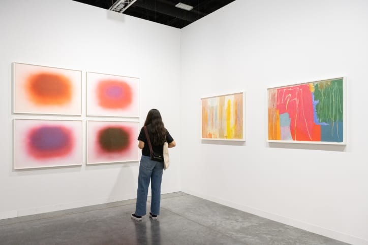 iew of Paragon’s booth at Art Basel Miami Beach 2023.