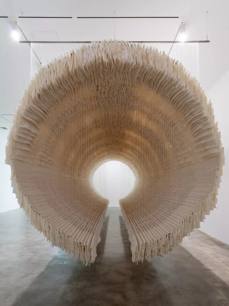 Zhu Jinshi, installation view of Boat, 2012, at the Rubell Museum Miami, 2024. Photo by Chi Lam. Courtesy of the Rubell Museum.