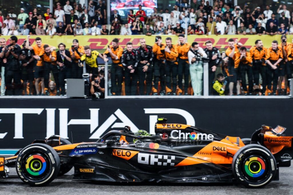 McLaren conquers Yas Marina to clinch 2024 F1 Constructors’ crown / Photo via F1