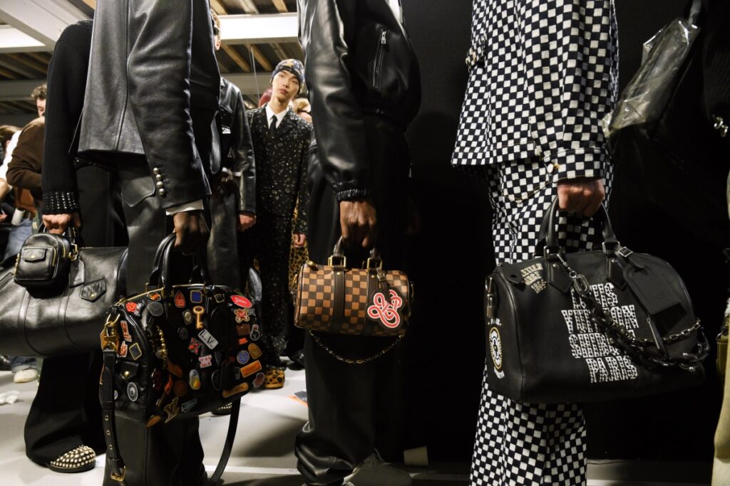 LOUIS VUITTON MENS FALL-WINTER 2025 SHOW BACKSTAGE 5