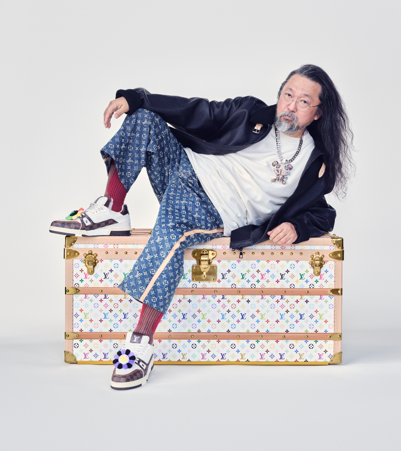 Louis Vuitton x Murakami campaign / Photo via Louis Vuitton