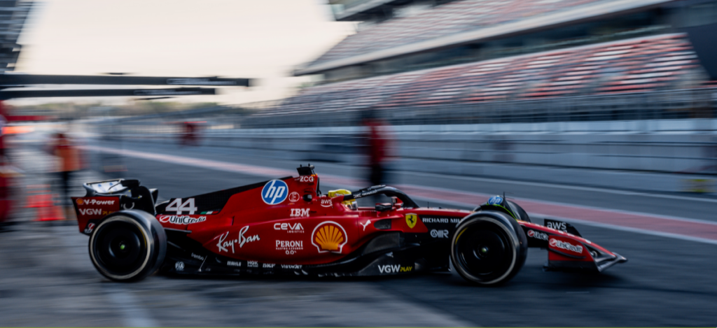 SCUDERIA FERRARI TEST BARCELONA LEWIS HAMILTON (1)